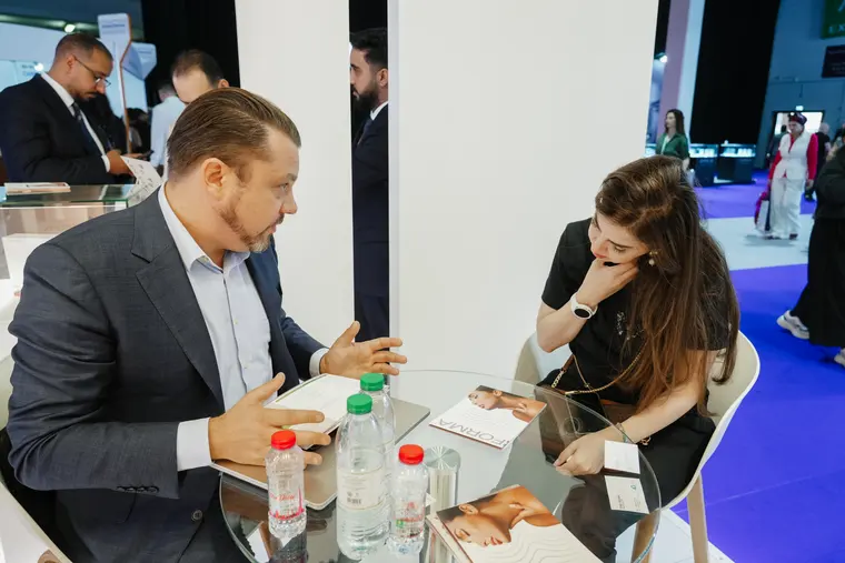A partnership meeting